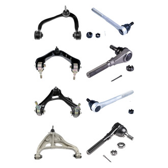 Dorman® - OE Solutions™ Front Lower and Upper Control Arm with Ball Joint and Tie Rod End Kit