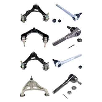 Dorman® - OE Solutions™ Front Lower and Upper Control Arm with Ball Joint and Tie Rod End Kit