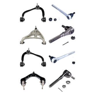 Dorman® - OE Solutions™ Front Lower and Upper Control Arm with Ball Joint and Tie Rod End Kit
