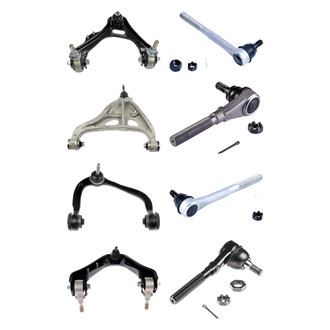 Dorman® - OE Solutions™ Front Lower and Upper Control Arm with Ball Joint and Tie Rod End Kit