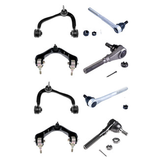 Dorman® - OE Solutions™ Front Lower and Upper Control Arm with Ball Joint and Tie Rod End Kit