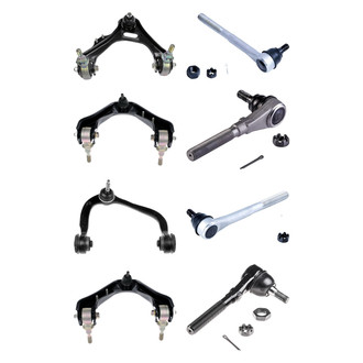 Dorman® - OE Solutions™ Front Lower and Upper Control Arm with Ball Joint and Tie Rod End Kit