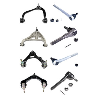 Dorman® - OE Solutions™ Front Lower and Upper Control Arm with Ball Joint and Tie Rod End Kit