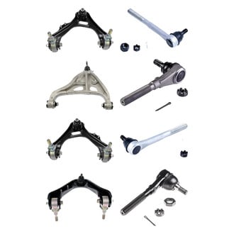 Dorman® - OE Solutions™ Front Lower and Upper Control Arm with Ball Joint and Tie Rod End Kit