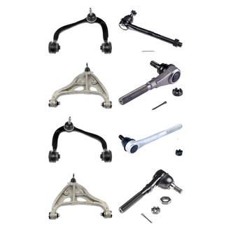 Dorman® - OE Solutions™ Front Lower and Upper Control Arm with Ball Joint and Tie Rod End Kit
