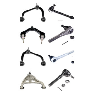 Dorman® - OE Solutions™ Front Lower and Upper Control Arm with Ball Joint and Tie Rod End Kit