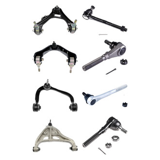 Dorman® - OE Solutions™ Front Lower and Upper Control Arm with Ball Joint and Tie Rod End Kit