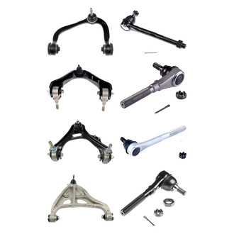 Dorman® - OE Solutions™ Front Lower and Upper Control Arm with Ball Joint and Tie Rod End Kit