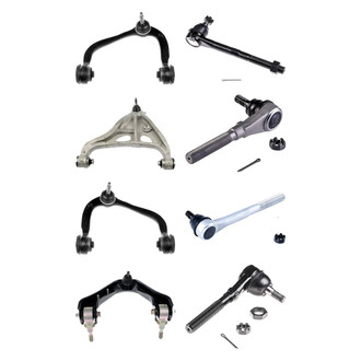 Dorman® - OE Solutions™ Front Lower and Upper Control Arm with Ball Joint and Tie Rod End Kit