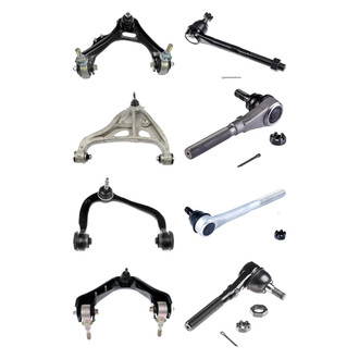 Dorman® - OE Solutions™ Front Lower and Upper Control Arm with Ball Joint and Tie Rod End Kit
