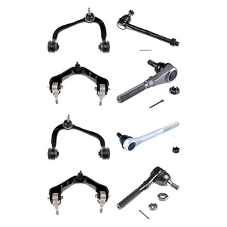 Dorman® - OE Solutions™ Front Lower and Upper Control Arm with Ball Joint and Tie Rod End Kit