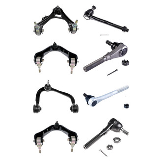 Dorman® - OE Solutions™ Front Lower and Upper Control Arm with Ball Joint and Tie Rod End Kit