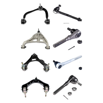 Dorman® - OE Solutions™ Front Lower and Upper Control Arm with Ball Joint and Tie Rod End Kit