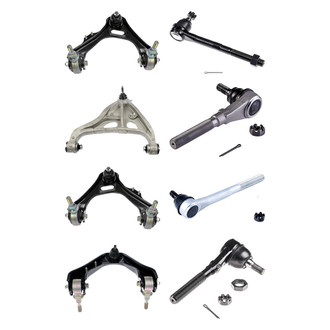 Dorman® - OE Solutions™ Front Lower and Upper Control Arm with Ball Joint and Tie Rod End Kit