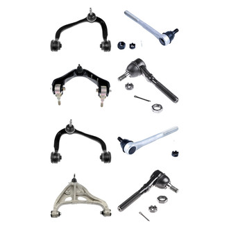 Dorman® - OE Solutions™ Front Lower and Upper Control Arm with Ball Joint and Tie Rod End Kit