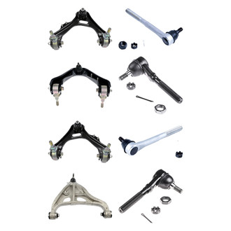 Dorman® - OE Solutions™ Front Lower and Upper Control Arm with Ball Joint and Tie Rod End Kit
