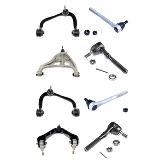 Dorman® - OE Solutions™ Front Lower and Upper Control Arm with Ball Joint and Tie Rod End Kit
