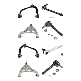 Dorman® - OE Solutions™ Front Lower and Upper Control Arm with Ball Joint and Tie Rod End Kit