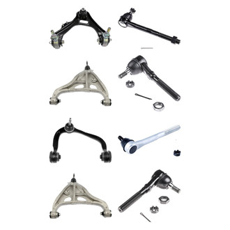Dorman® - OE Solutions™ Front Lower and Upper Control Arm with Ball Joint and Tie Rod End Kit
