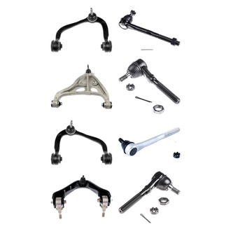 Dorman® - OE Solutions™ Front Lower and Upper Control Arm with Ball Joint and Tie Rod End Kit
