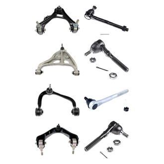 Dorman® - OE Solutions™ Front Lower and Upper Control Arm with Ball Joint and Tie Rod End Kit