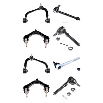 Dorman® - OE Solutions™ Front Lower and Upper Control Arm with Ball Joint and Tie Rod End Kit