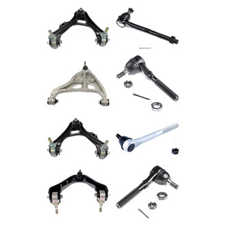 Dorman® - OE Solutions™ Front Lower and Upper Control Arm with Ball Joint and Tie Rod End Kit