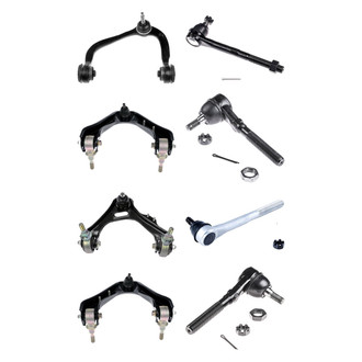 Dorman® - OE Solutions™ Front Lower and Upper Control Arm with Ball Joint and Tie Rod End Kit
