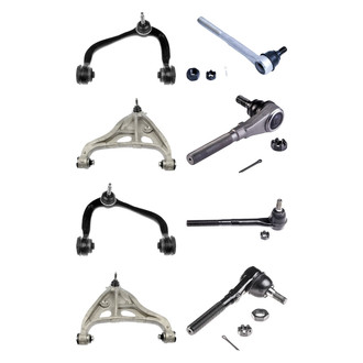 Dorman® - OE Solutions™ Front Lower and Upper Control Arm with Ball Joint and Tie Rod End Kit