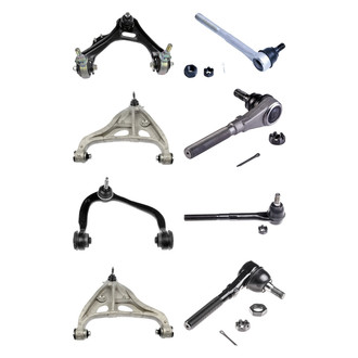 Dorman® - OE Solutions™ Front Lower and Upper Control Arm with Ball Joint and Tie Rod End Kit
