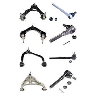 Dorman® - OE Solutions™ Front Lower and Upper Control Arm with Ball Joint and Tie Rod End Kit