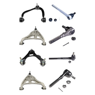 Dorman® - OE Solutions™ Front Lower and Upper Control Arm with Ball Joint and Tie Rod End Kit