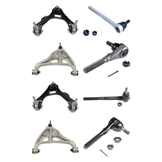 Dorman® - OE Solutions™ Front Lower and Upper Control Arm with Ball Joint and Tie Rod End Kit
