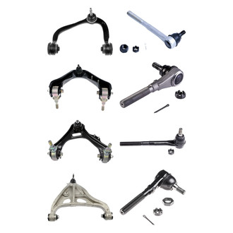 Dorman® - OE Solutions™ Front Lower and Upper Control Arm with Ball Joint and Tie Rod End Kit