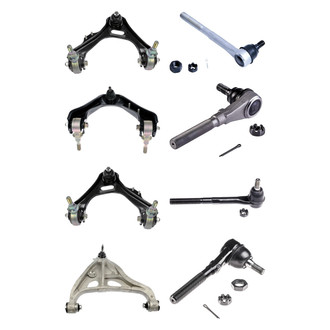 Dorman® - OE Solutions™ Front Lower and Upper Control Arm with Ball Joint and Tie Rod End Kit