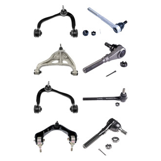 Dorman® - OE Solutions™ Front Lower and Upper Control Arm with Ball Joint and Tie Rod End Kit