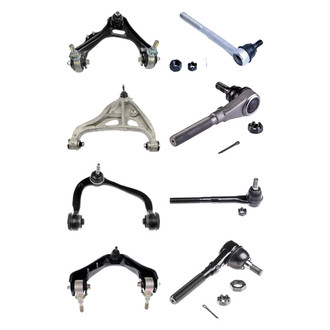 Dorman® - OE Solutions™ Front Lower and Upper Control Arm with Ball Joint and Tie Rod End Kit