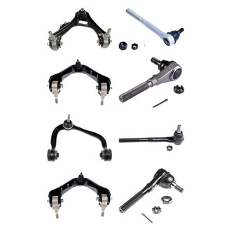 Dorman® - OE Solutions™ Front Lower and Upper Control Arm with Ball Joint and Tie Rod End Kit