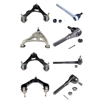 Dorman® - OE Solutions™ Front Lower and Upper Control Arm with Ball Joint and Tie Rod End Kit