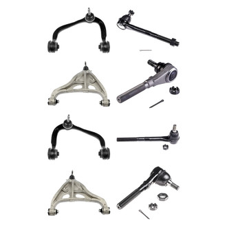 Dorman® - OE Solutions™ Front Lower and Upper Control Arm with Ball Joint and Tie Rod End Kit