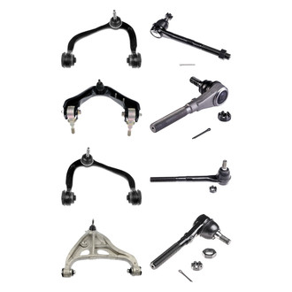 Dorman® - OE Solutions™ Front Lower and Upper Control Arm with Ball Joint and Tie Rod End Kit