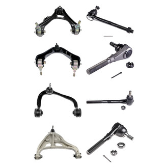 Dorman® - OE Solutions™ Front Lower and Upper Control Arm with Ball Joint and Tie Rod End Kit