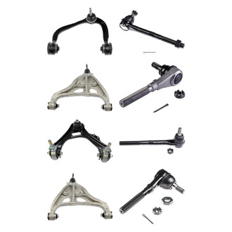 Dorman® - OE Solutions™ Front Lower and Upper Control Arm with Ball Joint and Tie Rod End Kit