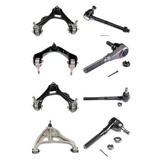 Dorman® - OE Solutions™ Front Lower and Upper Control Arm with Ball Joint and Tie Rod End Kit