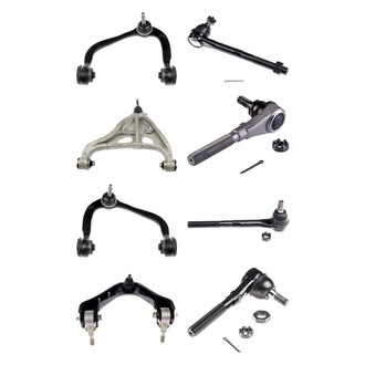 Dorman® - OE Solutions™ Front Lower and Upper Control Arm with Ball Joint and Tie Rod End Kit