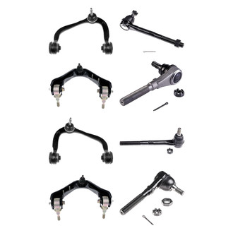 Dorman® - OE Solutions™ Front Lower and Upper Control Arm with Ball Joint and Tie Rod End Kit