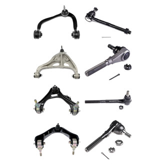 Dorman® - OE Solutions™ Front Lower and Upper Control Arm with Ball Joint and Tie Rod End Kit
