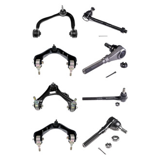 Dorman® - OE Solutions™ Front Lower and Upper Control Arm with Ball Joint and Tie Rod End Kit