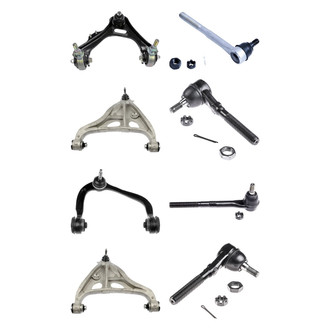 Dorman® - OE Solutions™ Front Lower and Upper Control Arm with Ball Joint and Tie Rod End Kit