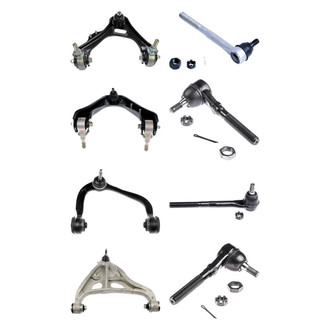 Dorman® - OE Solutions™ Front Lower and Upper Control Arm with Ball Joint and Tie Rod End Kit